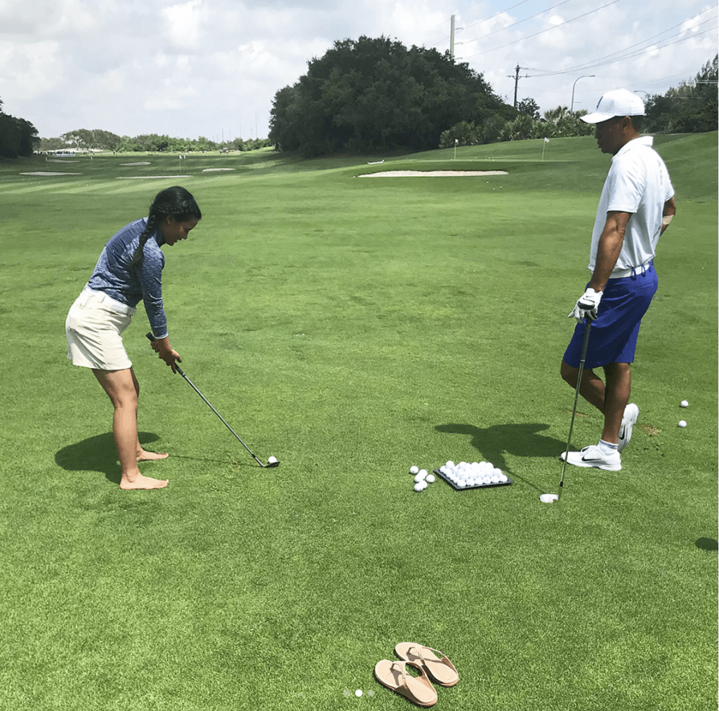 This Nepali Golfer Got Private Lessons From Tiger Woods